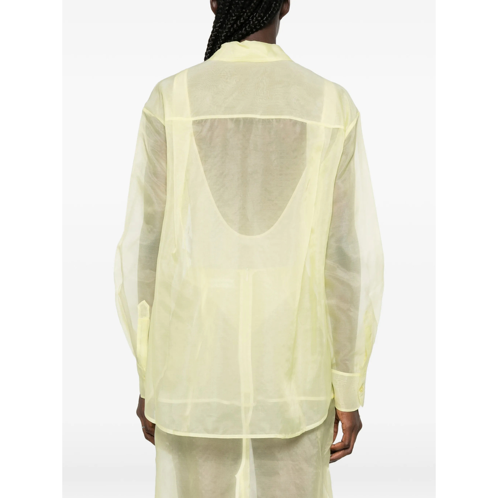 [THE FRANKIE SHOP] Shirts Long Sleeve FW26 PERI SHIRT YELLO