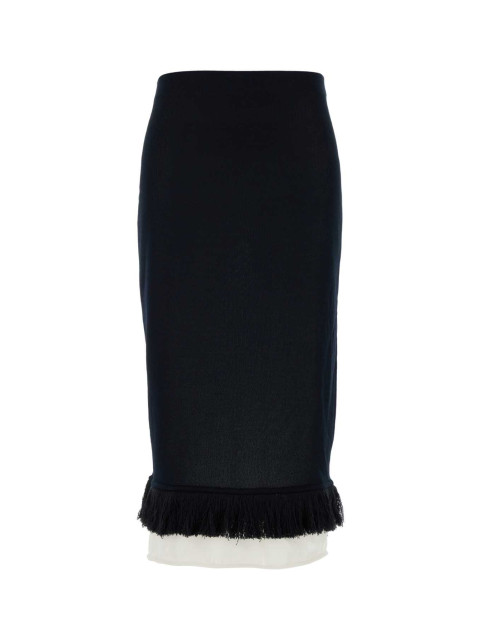 [Bottega Veneta] Long skirt FW26 873893V6NA0 4073