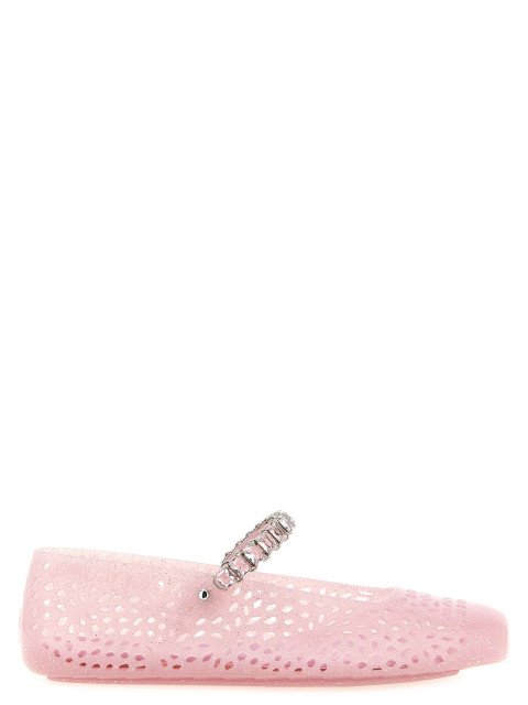 [Jimmy Choo] Flat shoes FW26 THEJELLYNTXCOTTONCANDYSILVERMIX