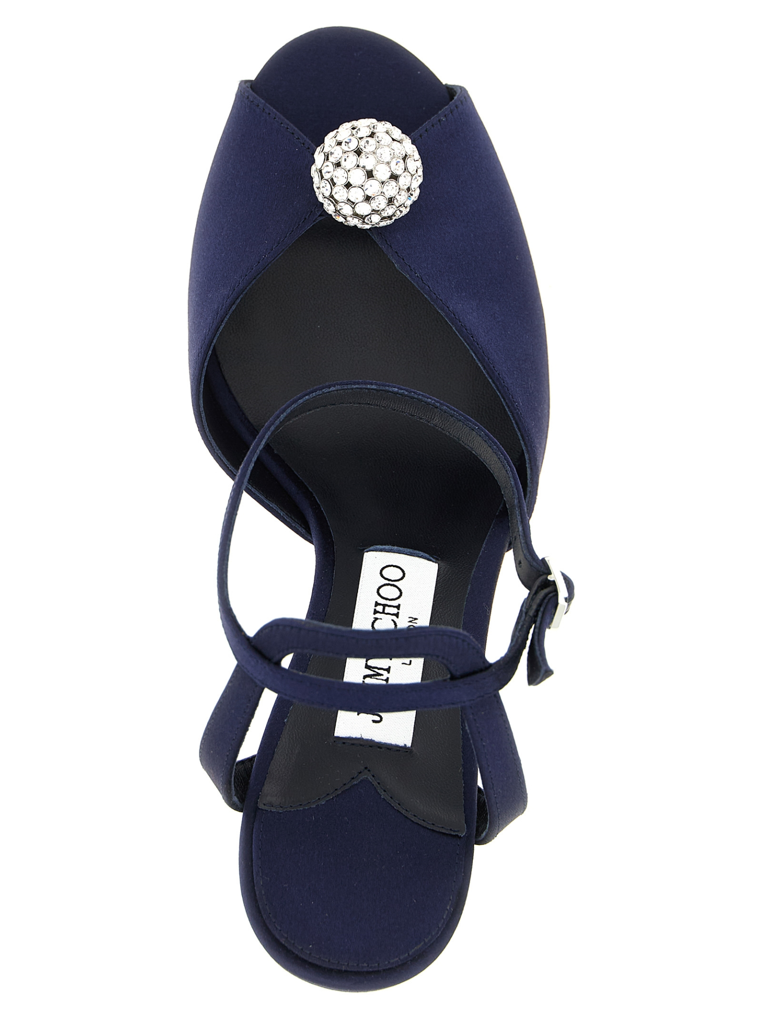 [Jimmy Choo] Sandals FW26 SACORA85WCZMARINECRYSTAL