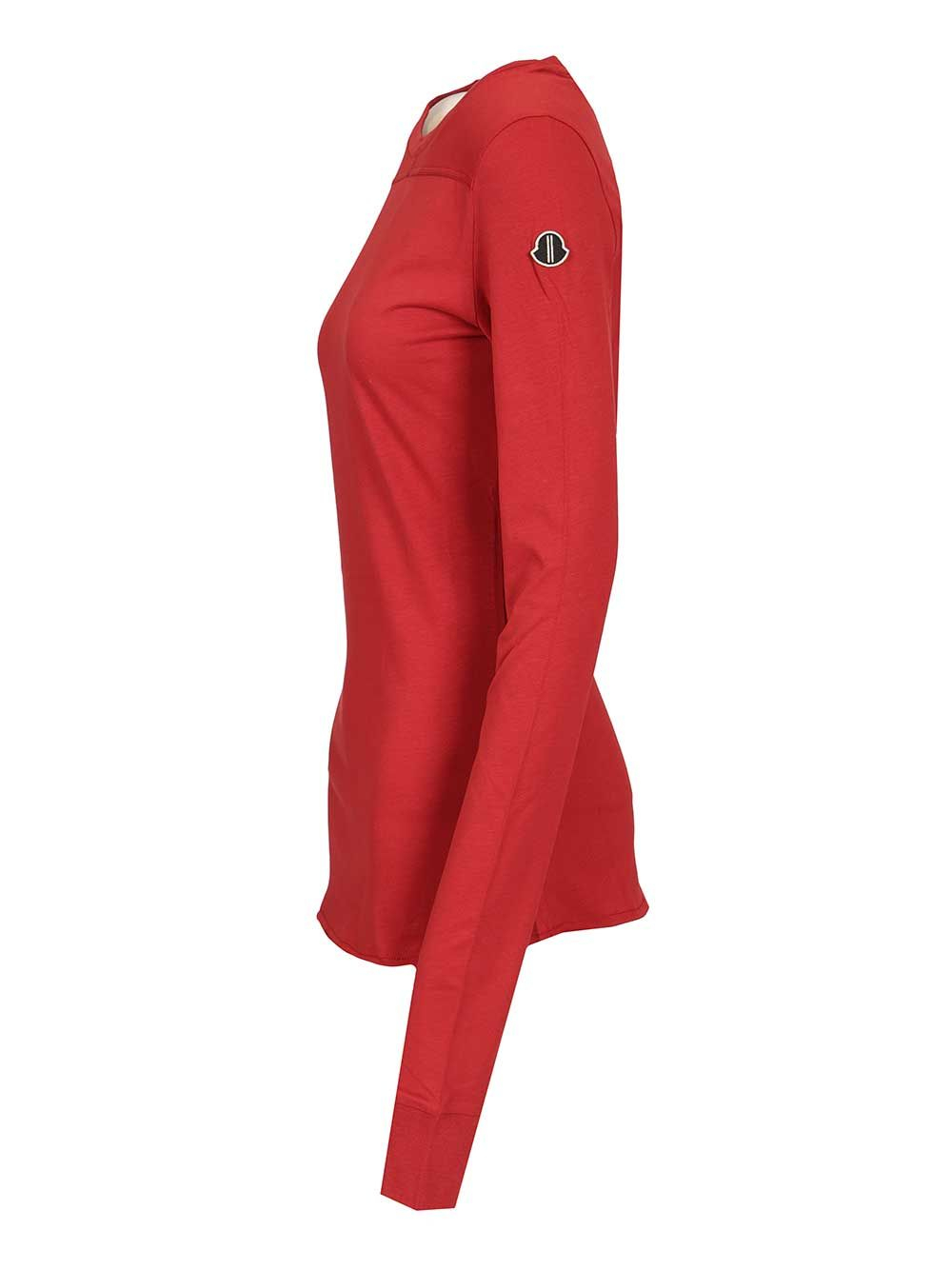 [Moncler X Rick Owens] T-shirts Short Sleeve SS26 MU01F8D0189AHD46E