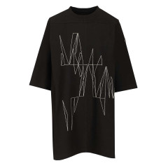 [Moncler X Rick Owens] T-shirts Short Sleeve SS26 MU01F8C0489B7R999