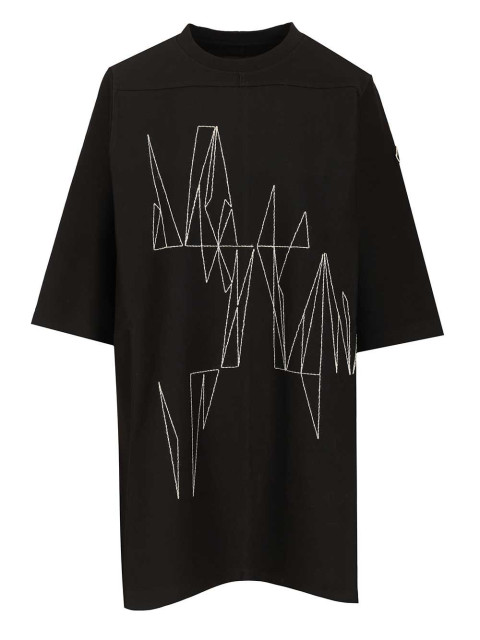 [Moncler X Rick Owens] T-shirts Short Sleeve SS26 MU01F8C0489B7R999