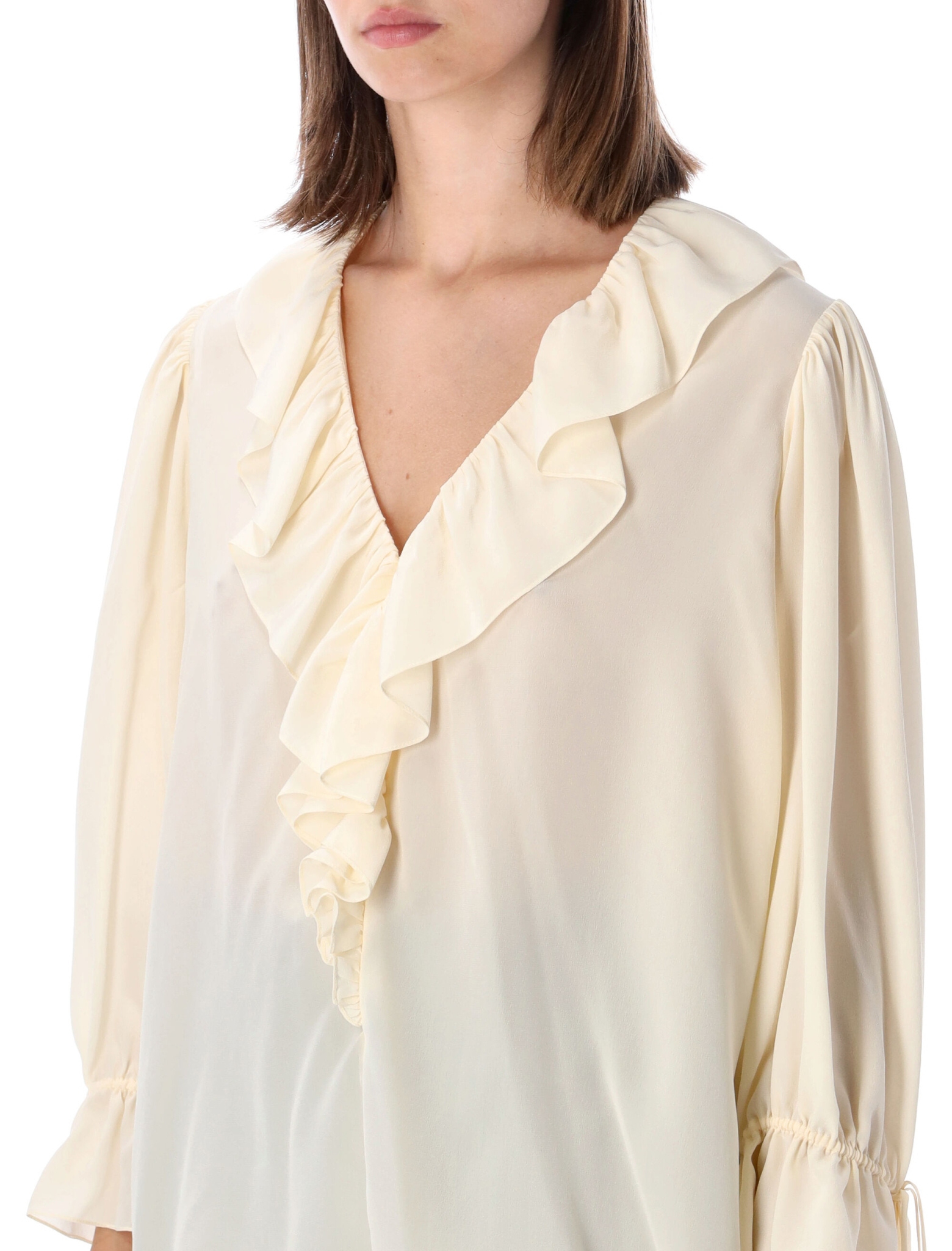 [Chloe] Shirts Long Sleeve FW26 CH26AHT72005114