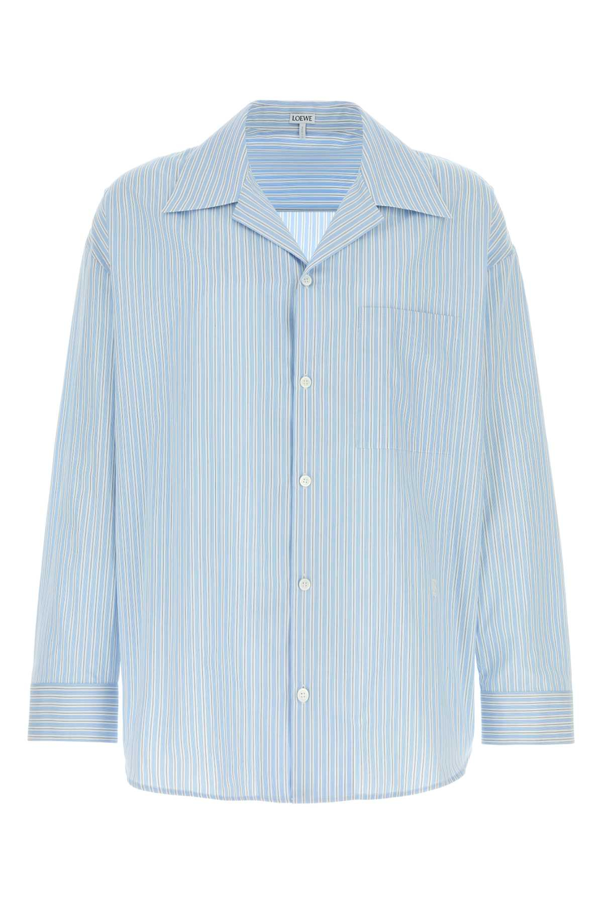 [Loewe] Shirts Long Sleeve SS26 H526Y05XAI WHITENAVY