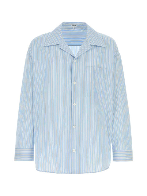 [Loewe] Shirts Long Sleeve SS26 H526Y05XAI WHITENAVY