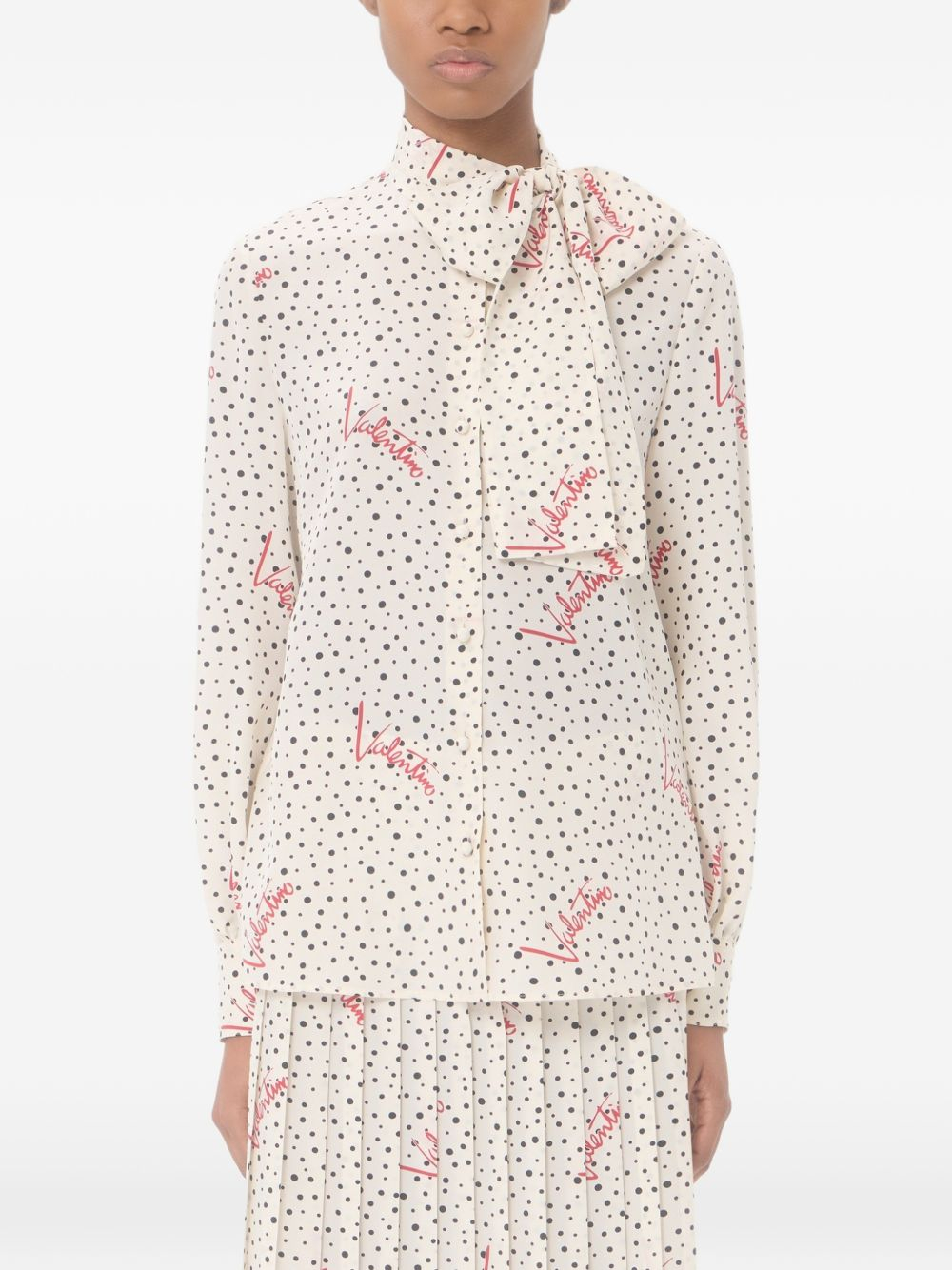 [Valentino] Shirts Long Sleeve FW26 BAB8N0A9N3G5