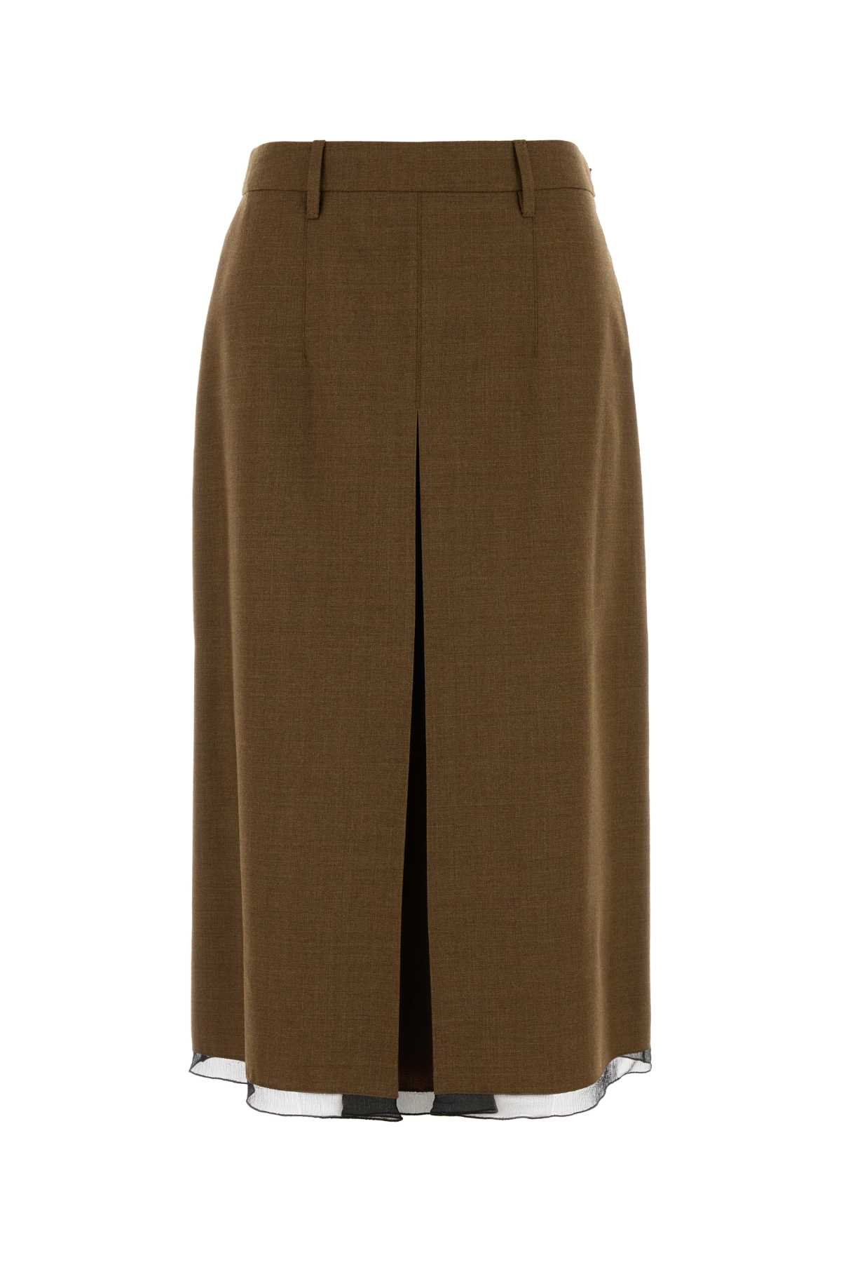 [Prada] Skirt FW26 P10A9SOOO1PSW F0005
