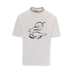[DROLE DE MONSIEUR] T-shirts Short Sleeve FW26 LTS332CO002OW