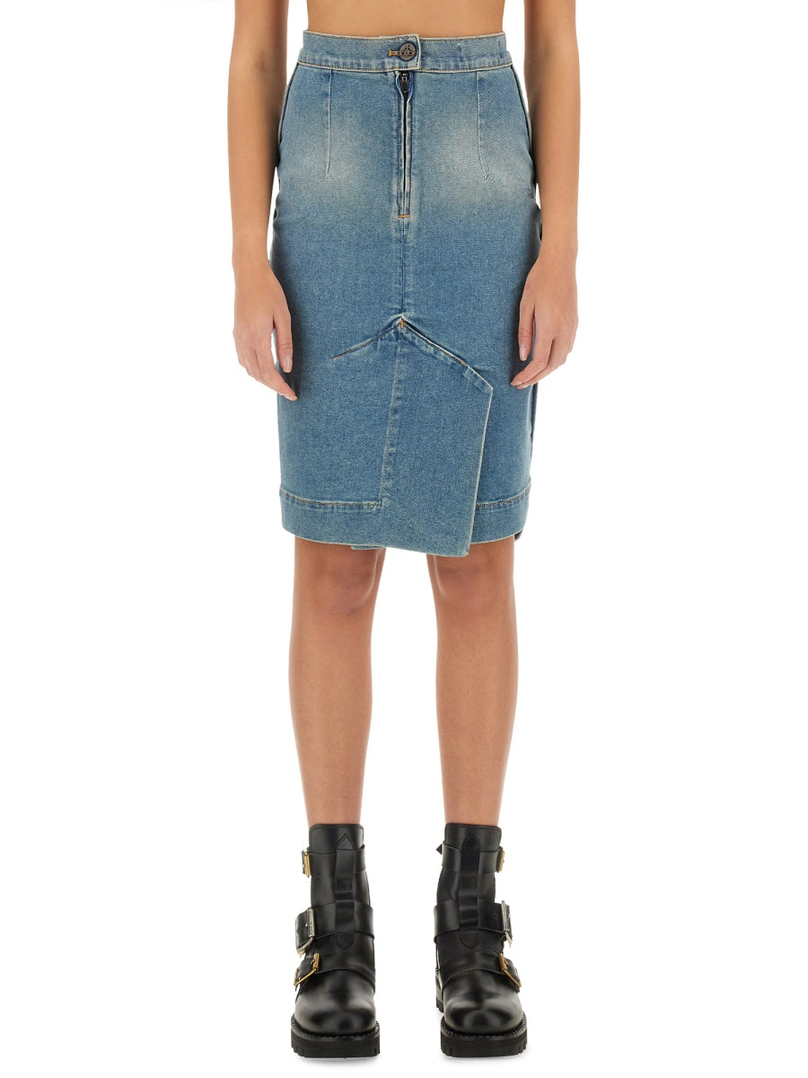 [Vivienne Westwood] Midi skirt FW24 19030019_W010GK404