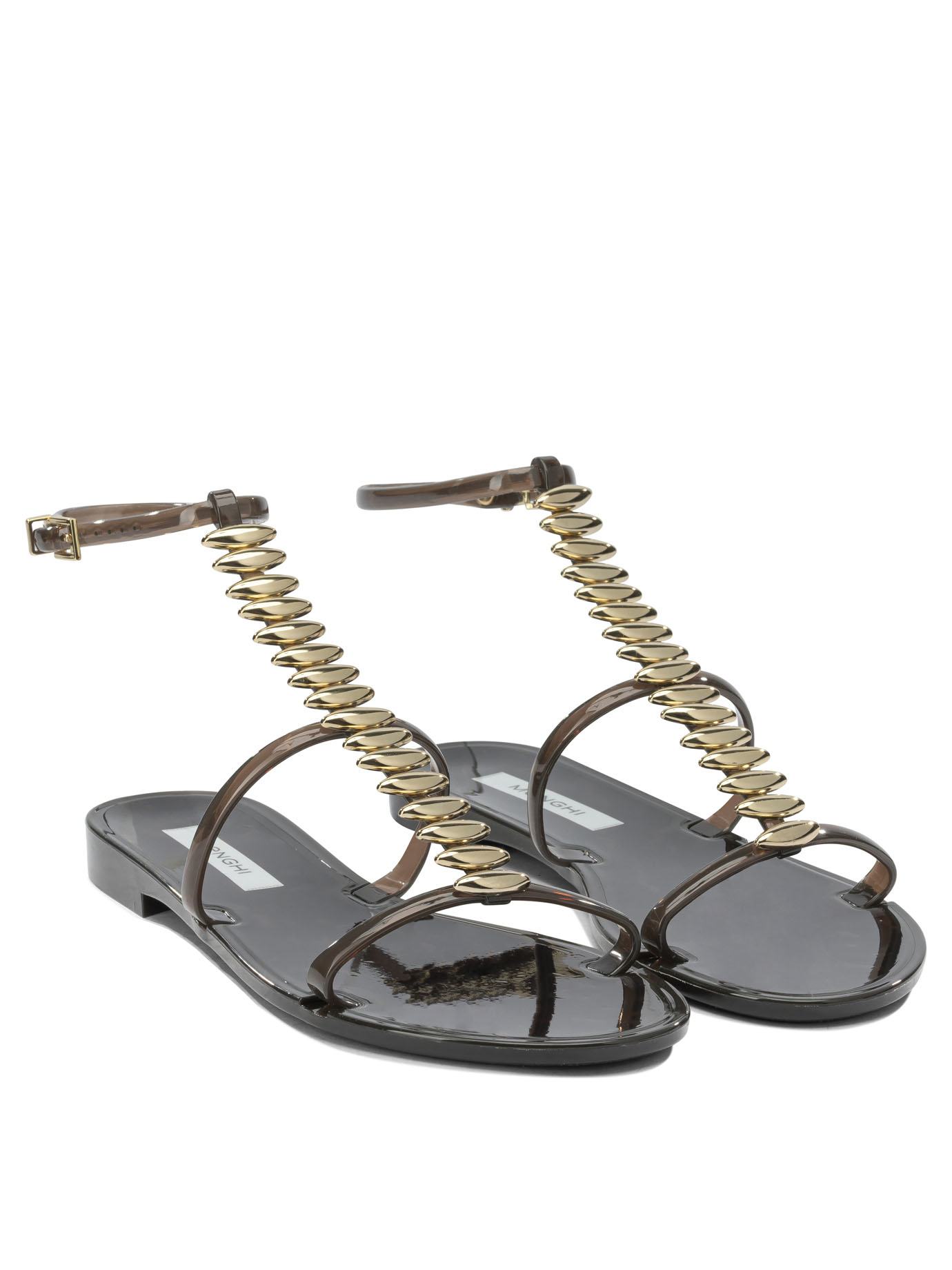 [Menghi] Sandals SS26 1000COFFEE GEL/TURTLE