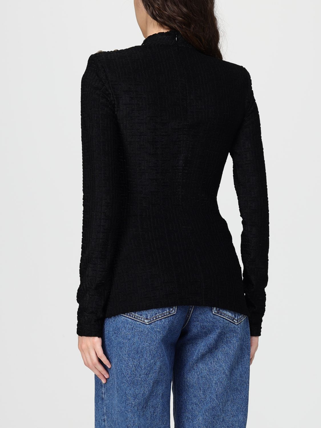 [Balmain] T-shirts Long Sleeve SS26 GF1AR962JL42 0PA