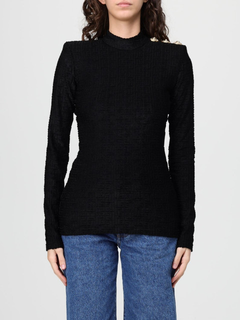 [Balmain] T-shirts Long Sleeve SS26 GF1AR962JL42 0PA