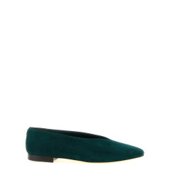 [Jimmy Choo] Flat shoes FW26 MARGOTFLATSUEDARKGREEN