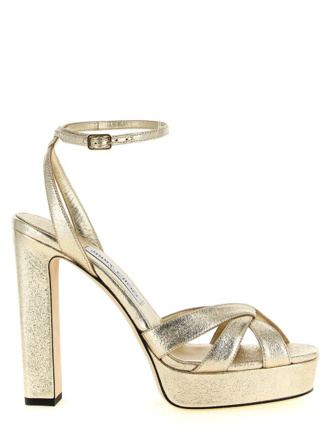 [Jimmy Choo] Sandals FW26 KOVE120DXBPLATINUM