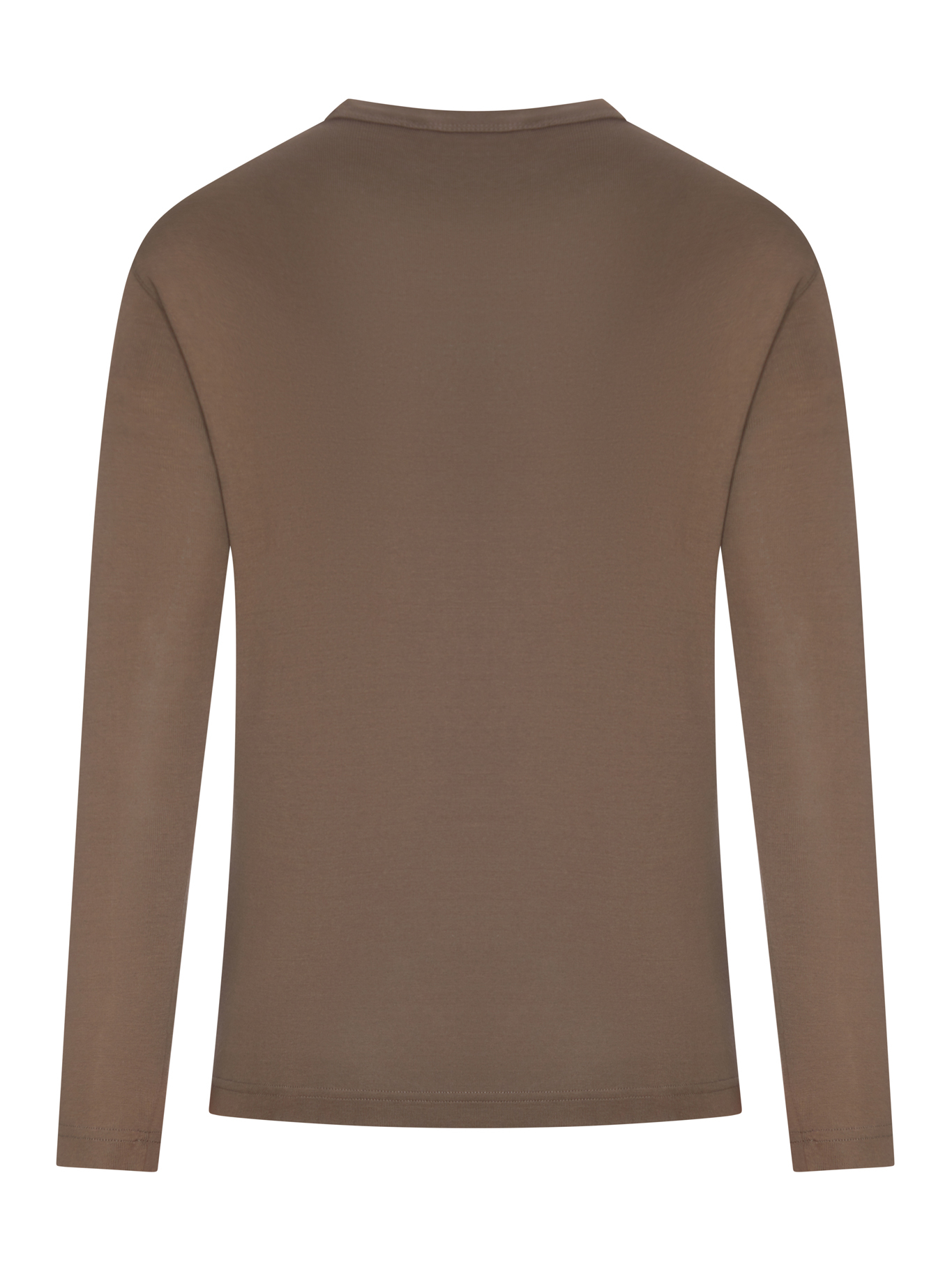[LEMAIRE] T-shirts Long Sleeve FW26 TS0003LJ1016BR516 CAROB