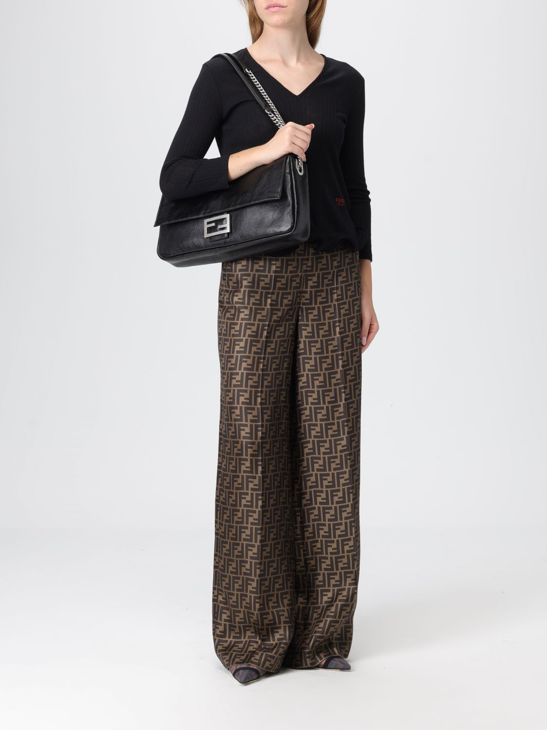 [Fendi] Knitwear FW25 FS9741AVFE F0GME