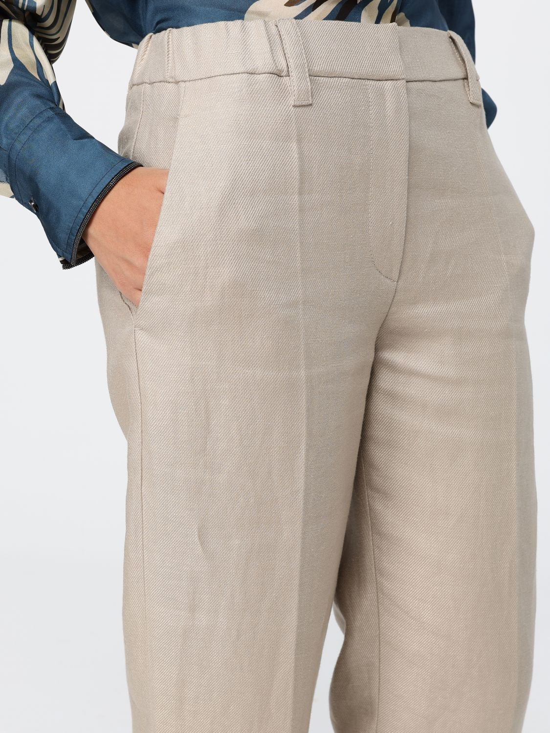 [Brunello Cucinelli] Trousers SS26 MH527P9198 C9272
