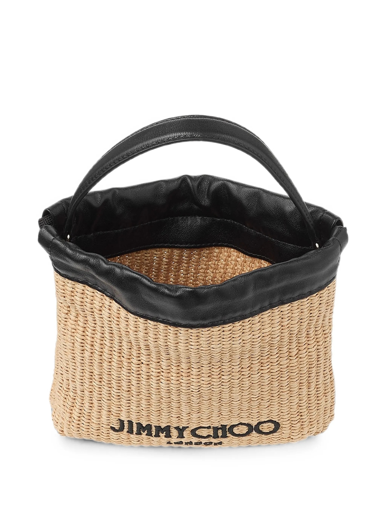 [Jimmy Choo] Tote bag FW26 DRAWSTRINGPOUCHTHQNATURALBLACK