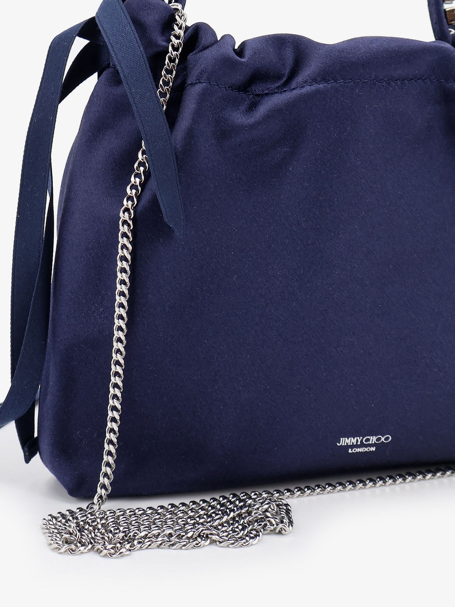 [Jimmy Choo] Tote bag FW26 DRAWSTRINGMINITHKSIMARINESILVER