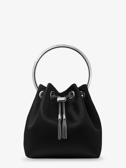 [Jimmy Choo] Tote bag FW26 BONBONFUQBLACKSILVER