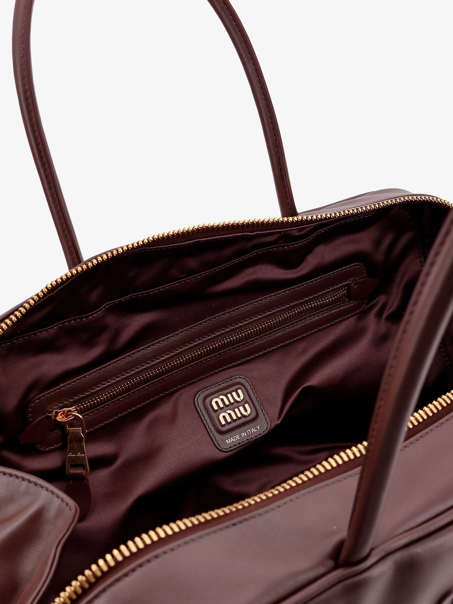 [Miu Miu] Tote bag FW26 5BB117VMON2CRWF0NBL