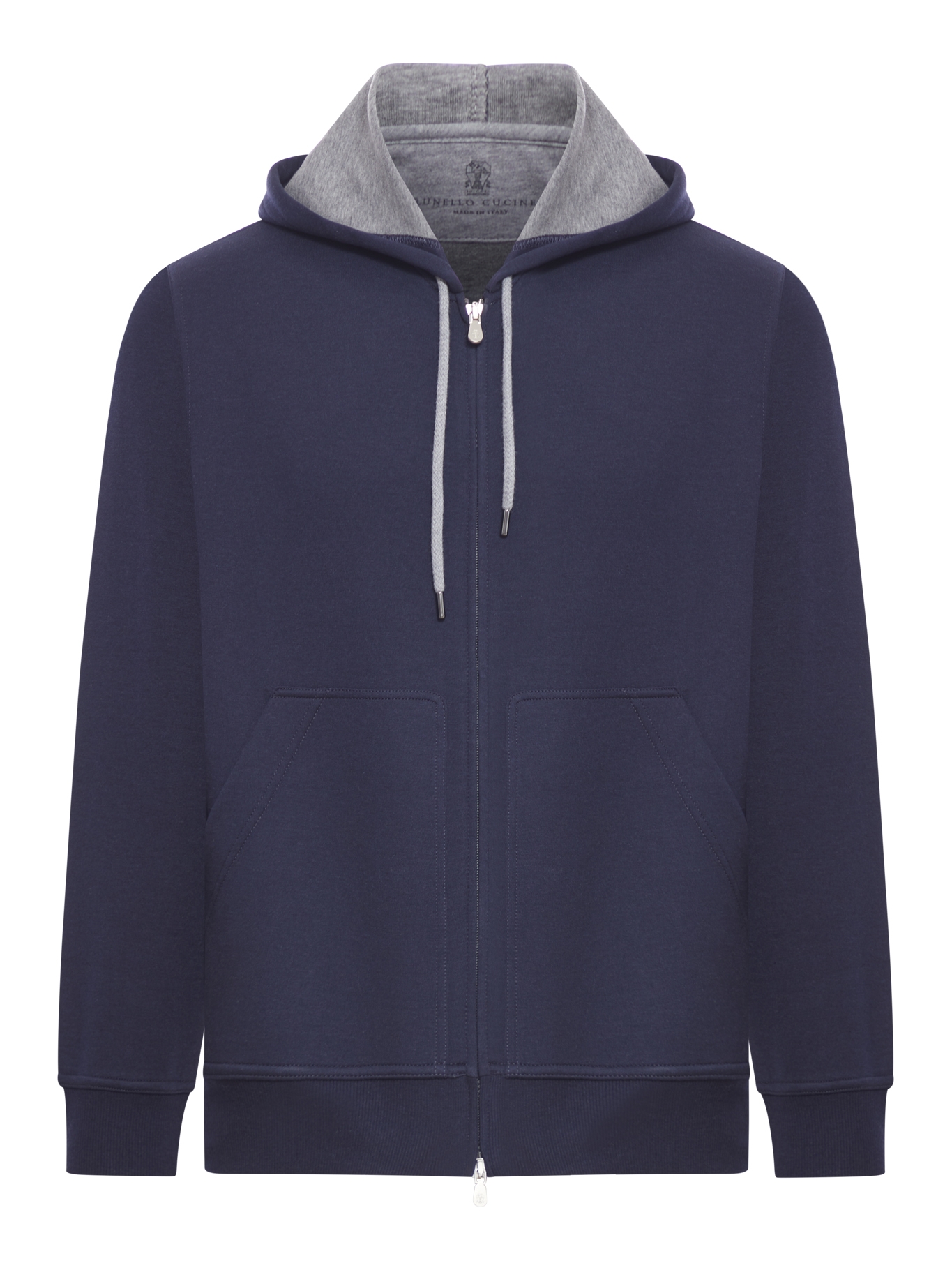 [Brunello Cucinelli] Zip Up FW26 MM8319069GC1265 COBALTO