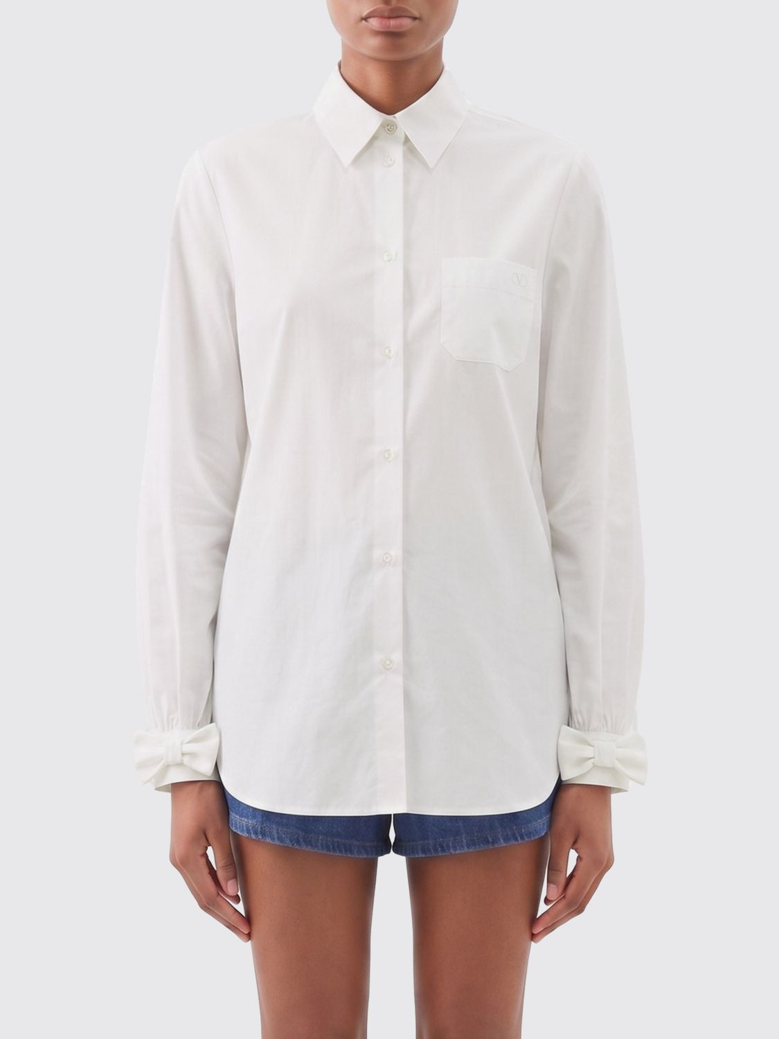 [Valentino] Shirts Long Sleeve FW26 AB8J55A6 001