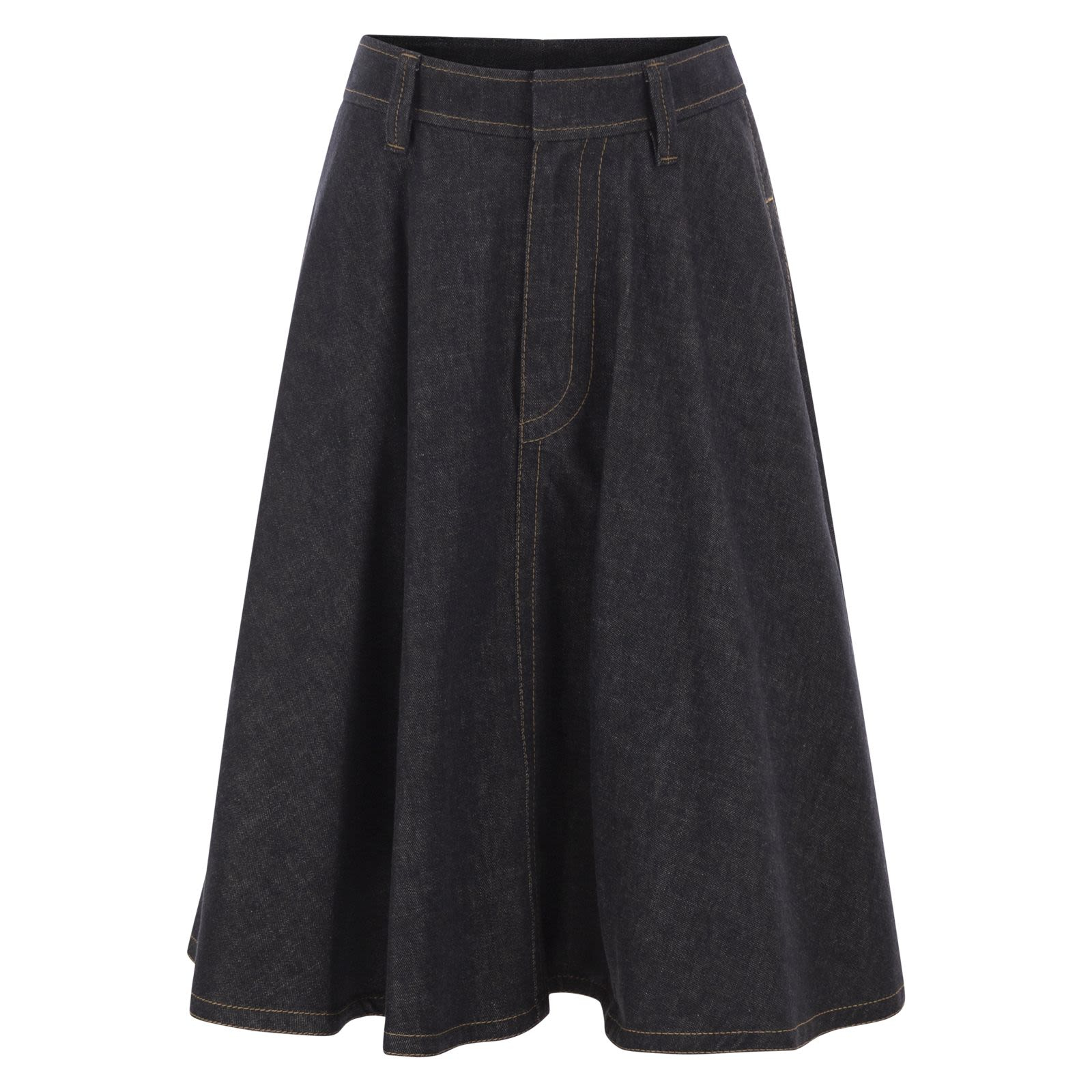 [Brunello Cucinelli] Long skirt FW26 ML134G4087 C001