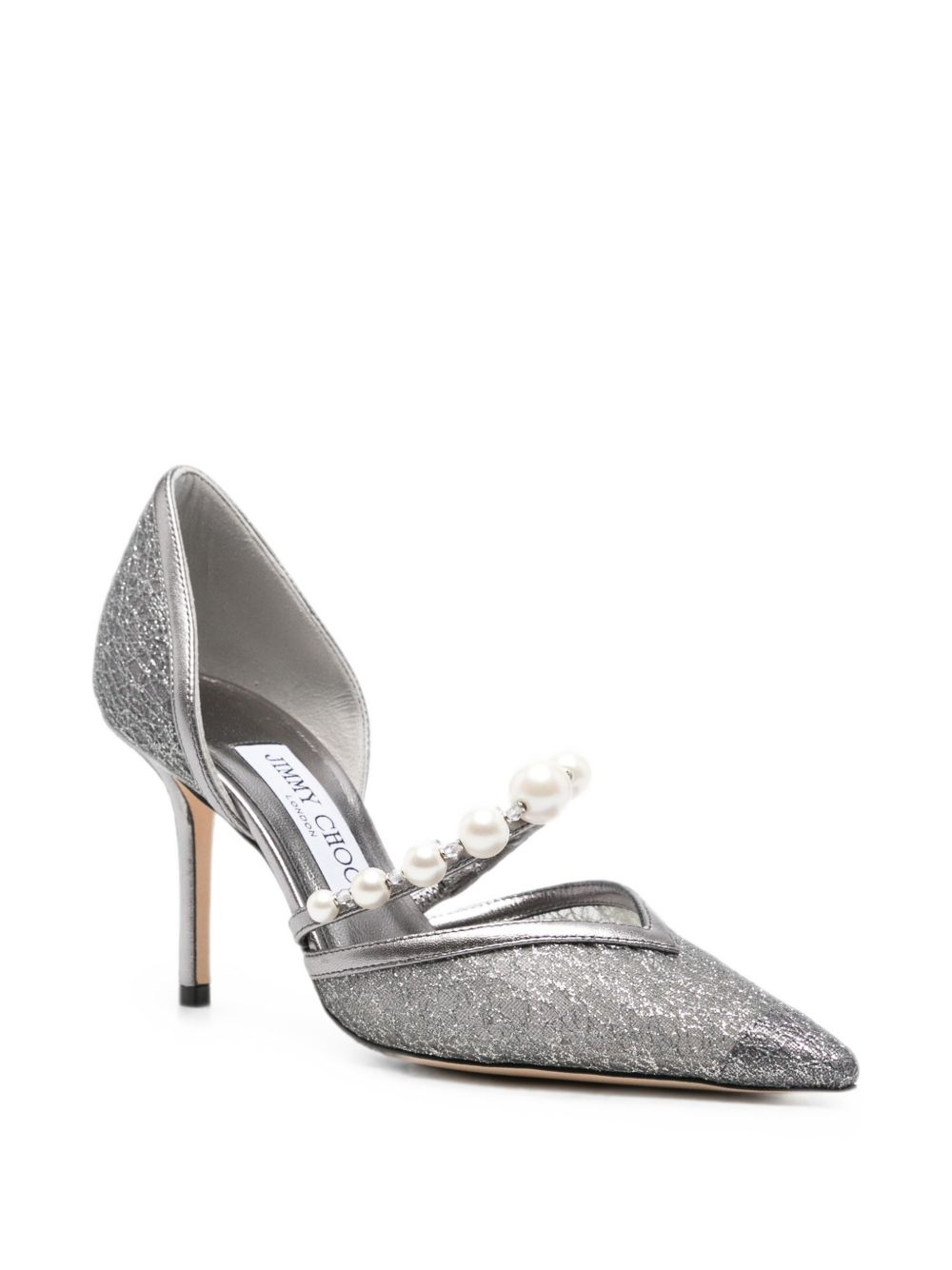 [Jimmy Choo] Pumps FW26 AURELIE85QKGANTHRACITE/WHITE