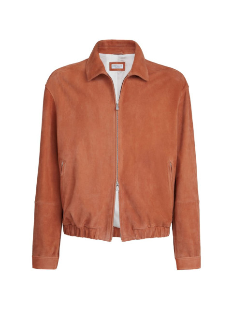 [Brunello Cucinelli] Leather Jacket SS26 MPCAO2071CSC21