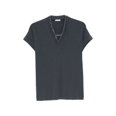 [Brunello Cucinelli] T-shirts Short Sleeve FW26 MPT18BD222C3186