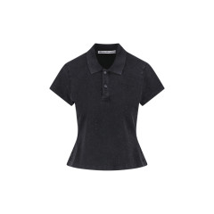 [ALEXANDER WANG] Shirts Short Sleeve FW26 1CC3261354011