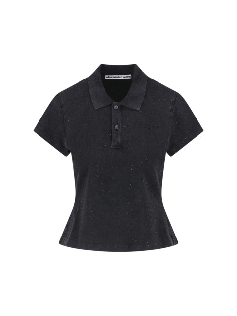 [ALEXANDER WANG] Shirts Short Sleeve FW26 1CC3261354011