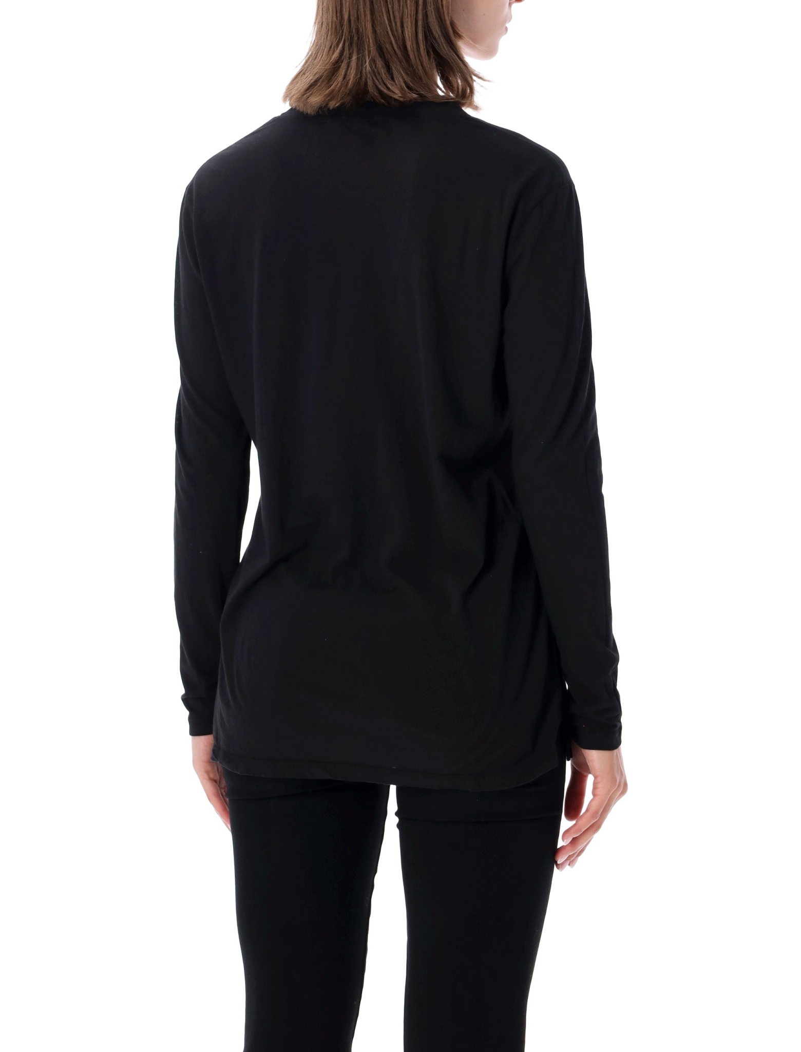 [JAMES PERSE] T-shirts Long Sleeve FW26 WKJ3637BLK