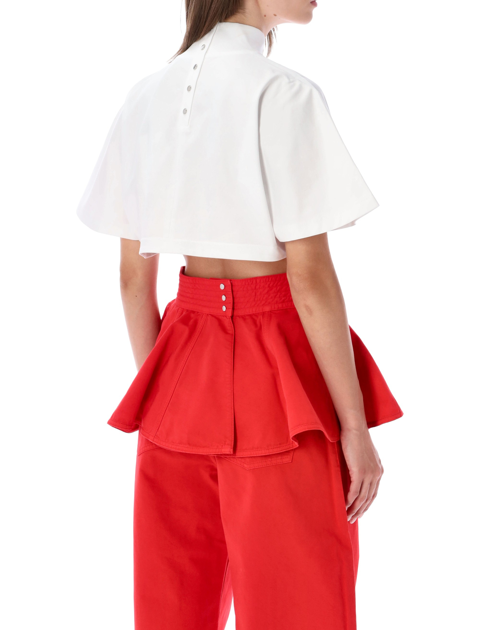 [Alaia] T-shirts Short Sleeve FW26 AA9H0455J103D000
