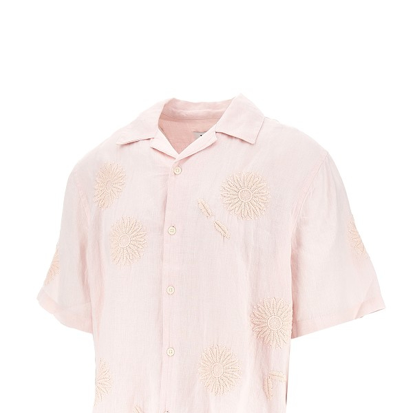 [Wax London] Shirts Short Sleeve SS26 DIDCOTSSSHIRT_1.PINK-PINK