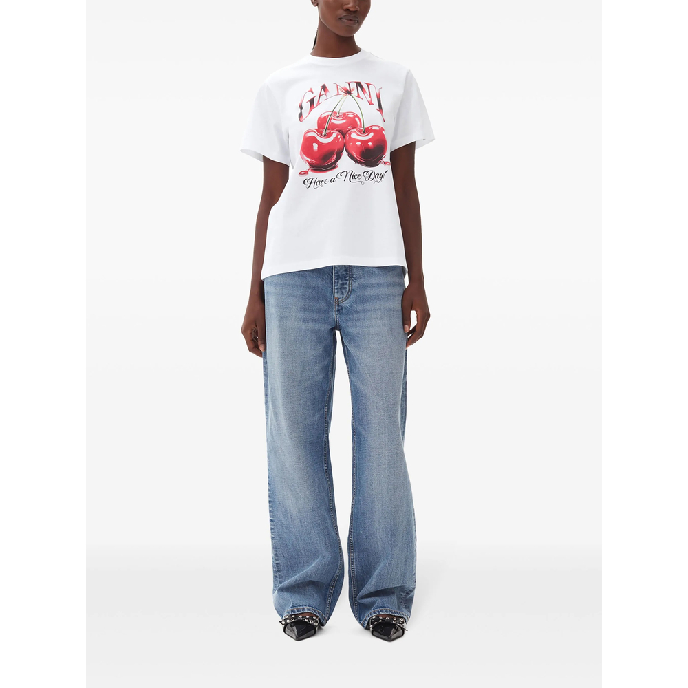 [GANNI] T-shirts Short Sleeve FW26 T4004  151