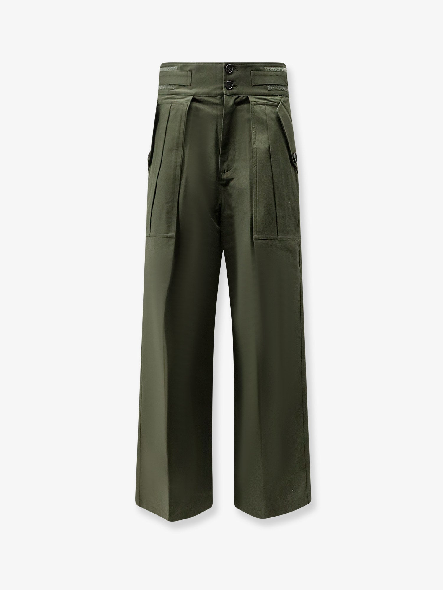 [THE FRANKIE SHOP] Trousers SS26 PAFS21864420DEEPGREEN