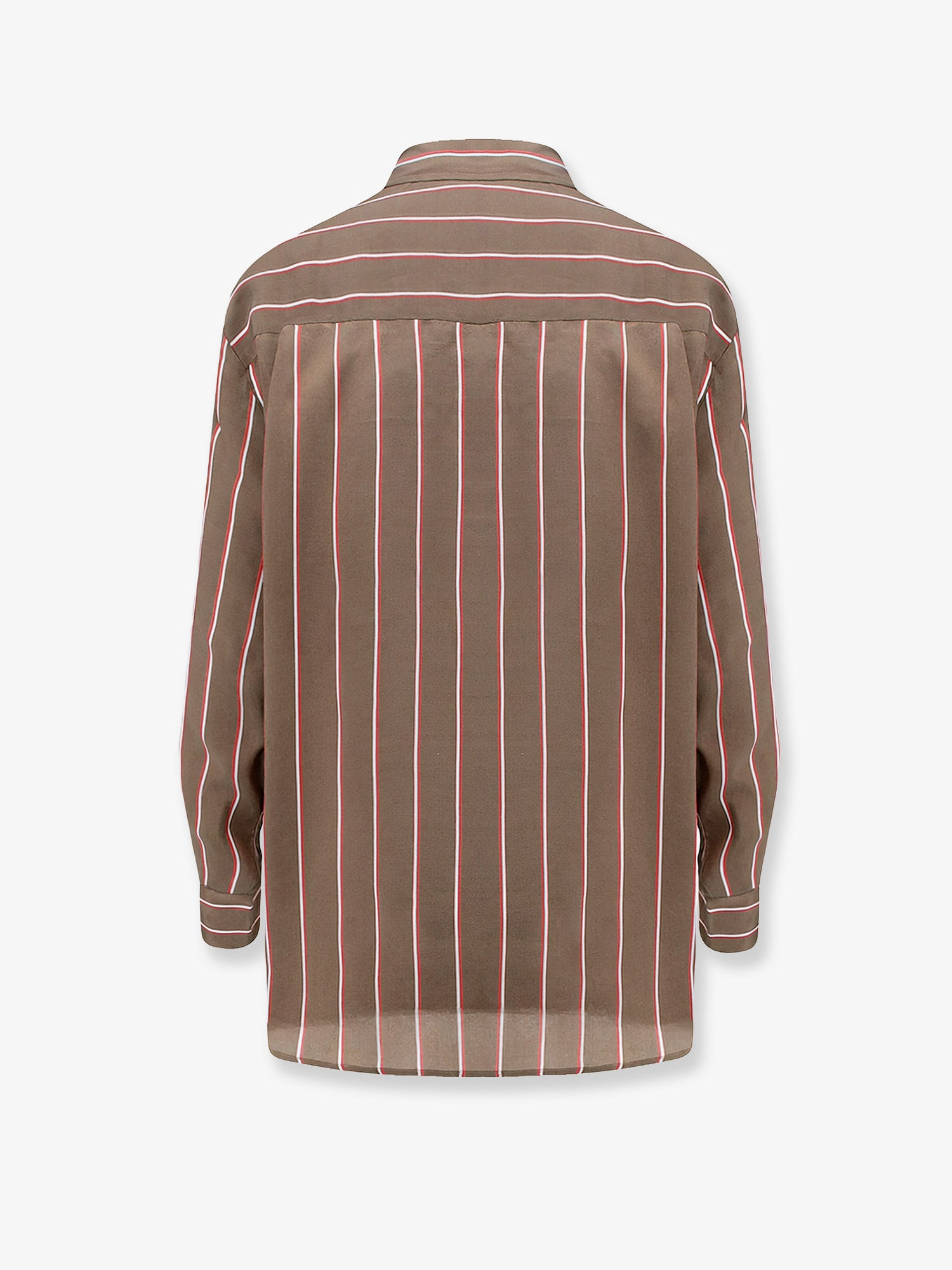 [THE FRANKIE SHOP] Shirts Long Sleeve SS26 CHFS21925279BROWNMULTISTRIPE
