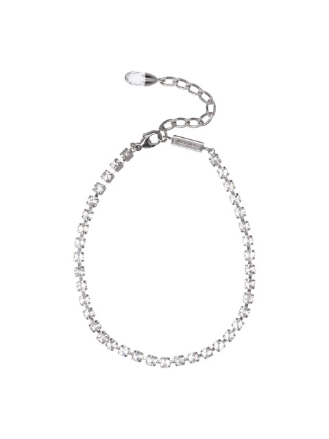 [Jimmy Choo] Bracelet FW26 SAEDA ANKLET XYDSILVER CRYSTAL
