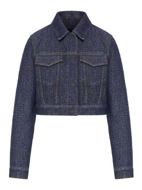 [Fendi] Denim Jacket SS26 FLF834AW82F1UKI BLUEBERRY 26