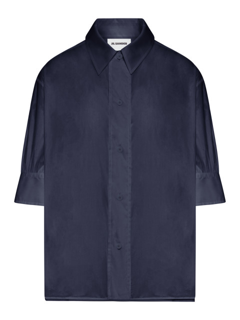 [Jil Sander] Shirts Long Sleeve SS26 J01DL0162J45326402 MIDNIGHT