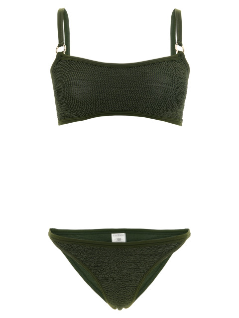 [Hunza G] Bikini FW26 IRISBIKINIGOLDHOOPSMETALLICKHAKI