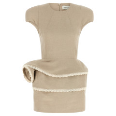 [MAGDA BUTRYM] Short sleeve dress FW26 328726BEIGE