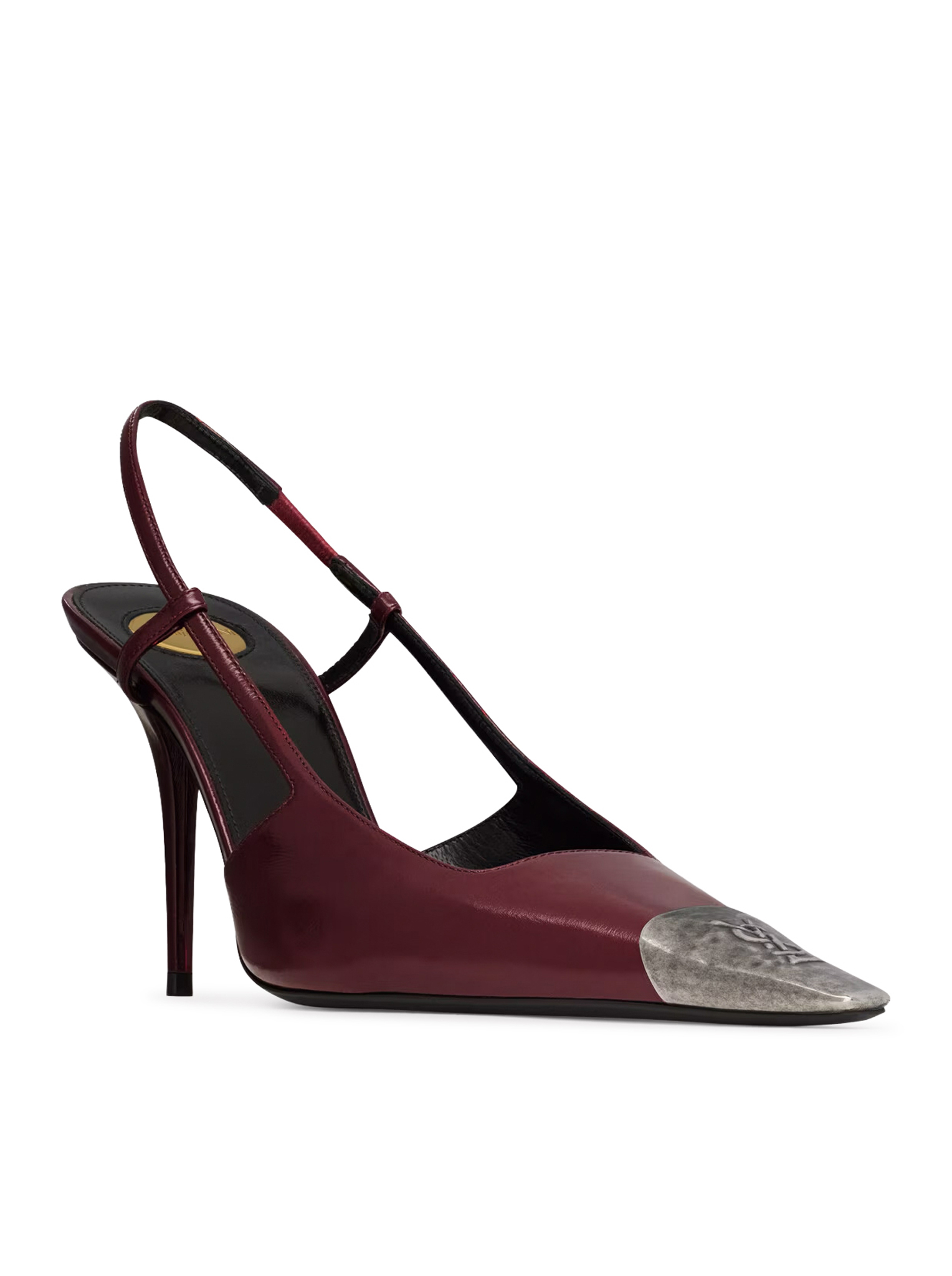 [Saint Laurent] Slingback FW26 841158AAFGC6629 VINTAGE BORDEAUX