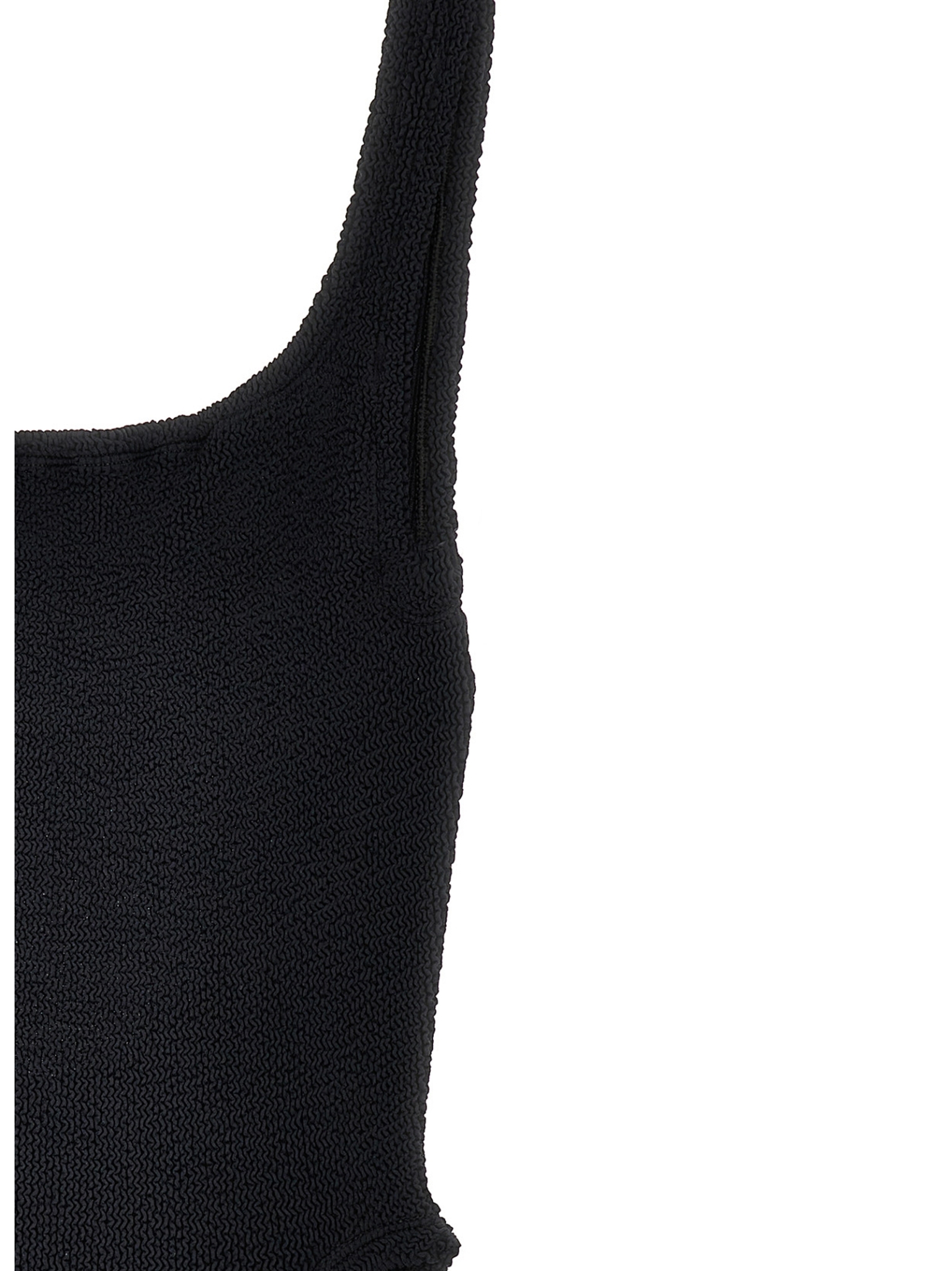 [Hunza G] Monokini FW26 SQUARENECKSWIMBLACK