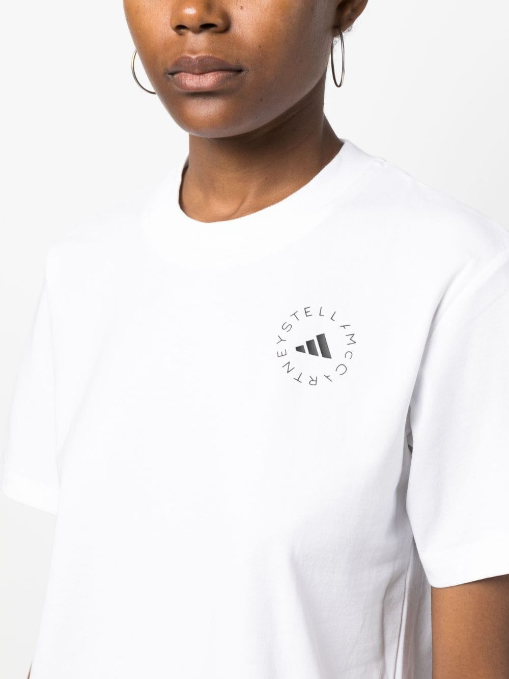 [Adidas By Stella McCartney] T-shirts Short Sleeve FW26 HR9167WHITE