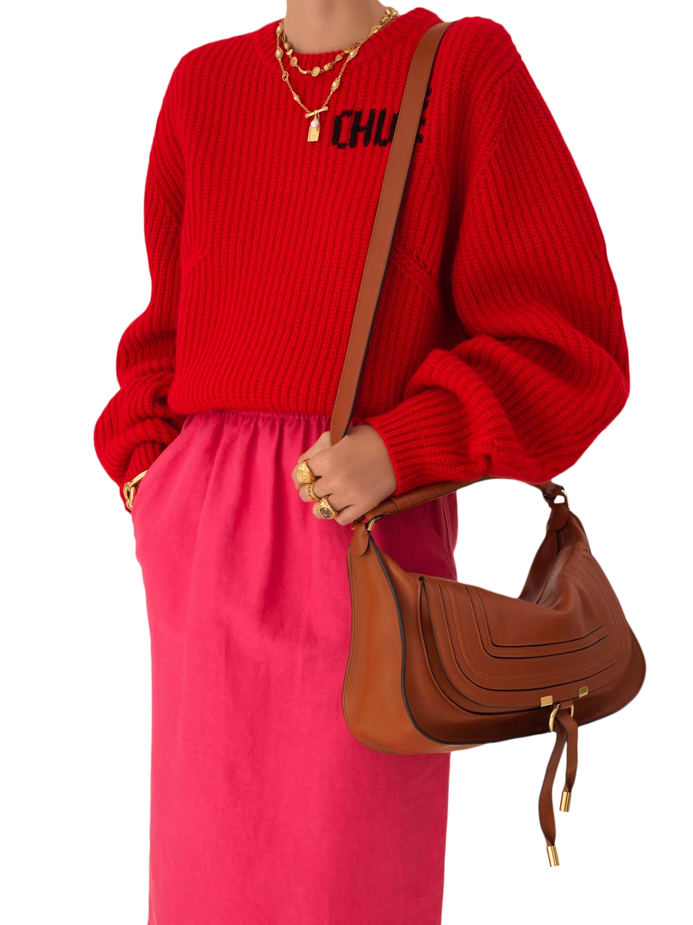 [Chloe] Shoulder bag FW26 CH26SS882R3526M CLAY BROWN