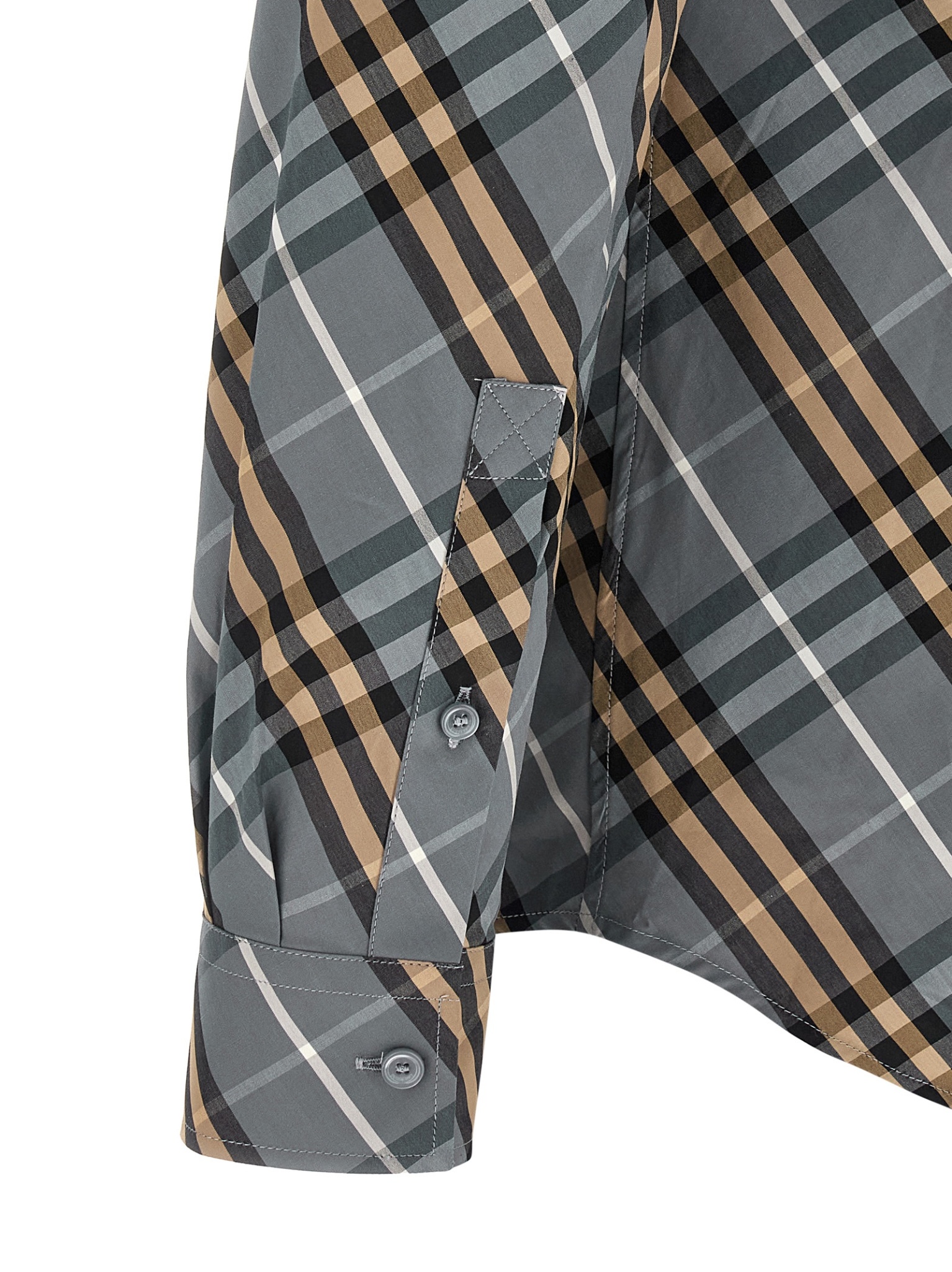 [Burberry] Shirts Long Sleeve SS26 8123670WAVEBLUEIPCHECK